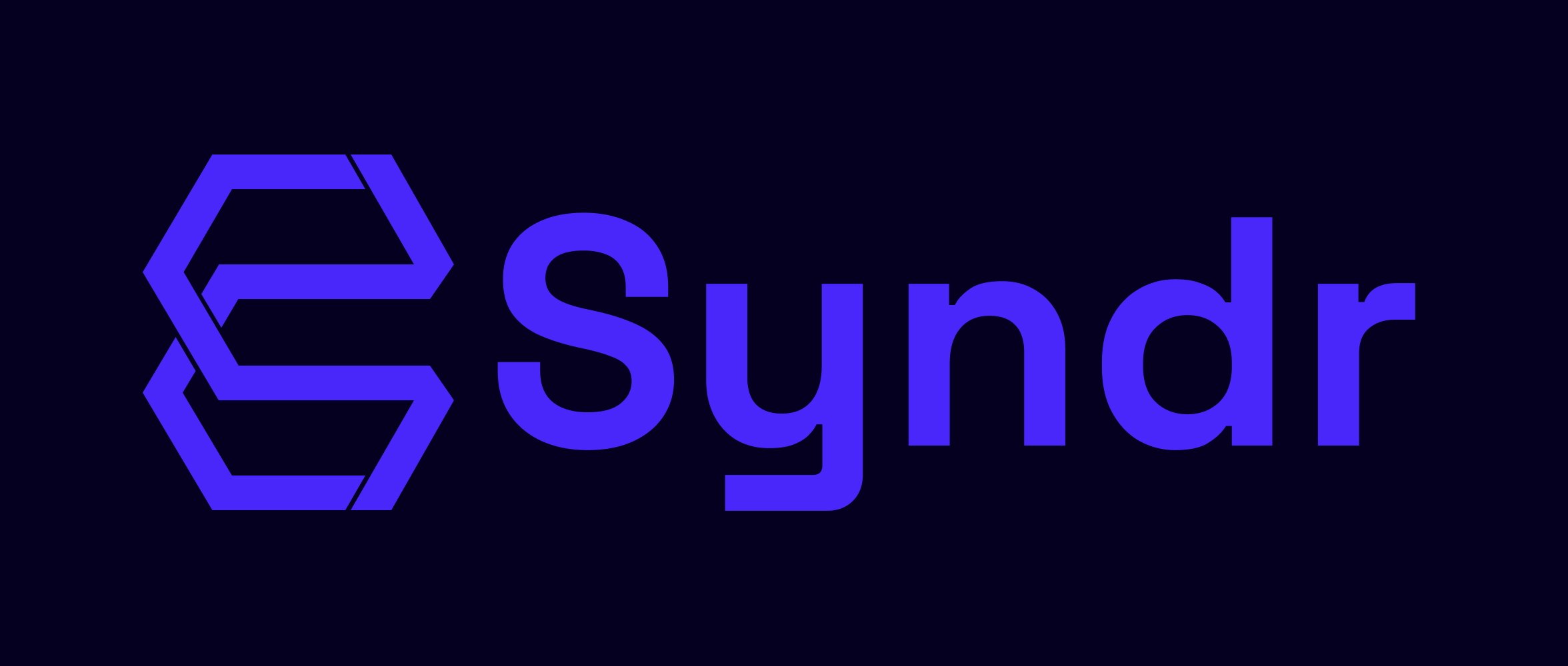 Syndr logo white