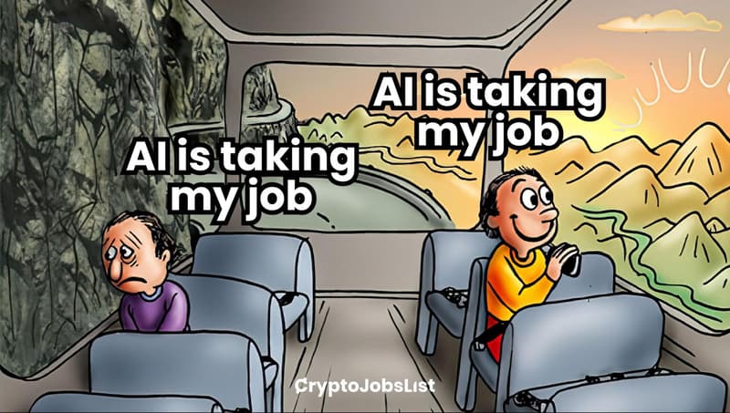 AI is taking my job meme