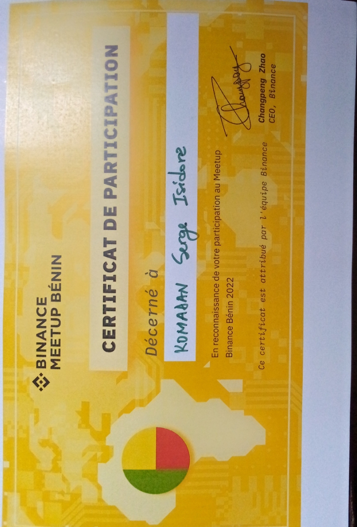 I am Serge Isidore Komadan passionate about Crypto currencies and Blockchain . Crypto currency trainer , Community manager , Cryptos and Blockchain analyste and web marketer  Creator of NFTs