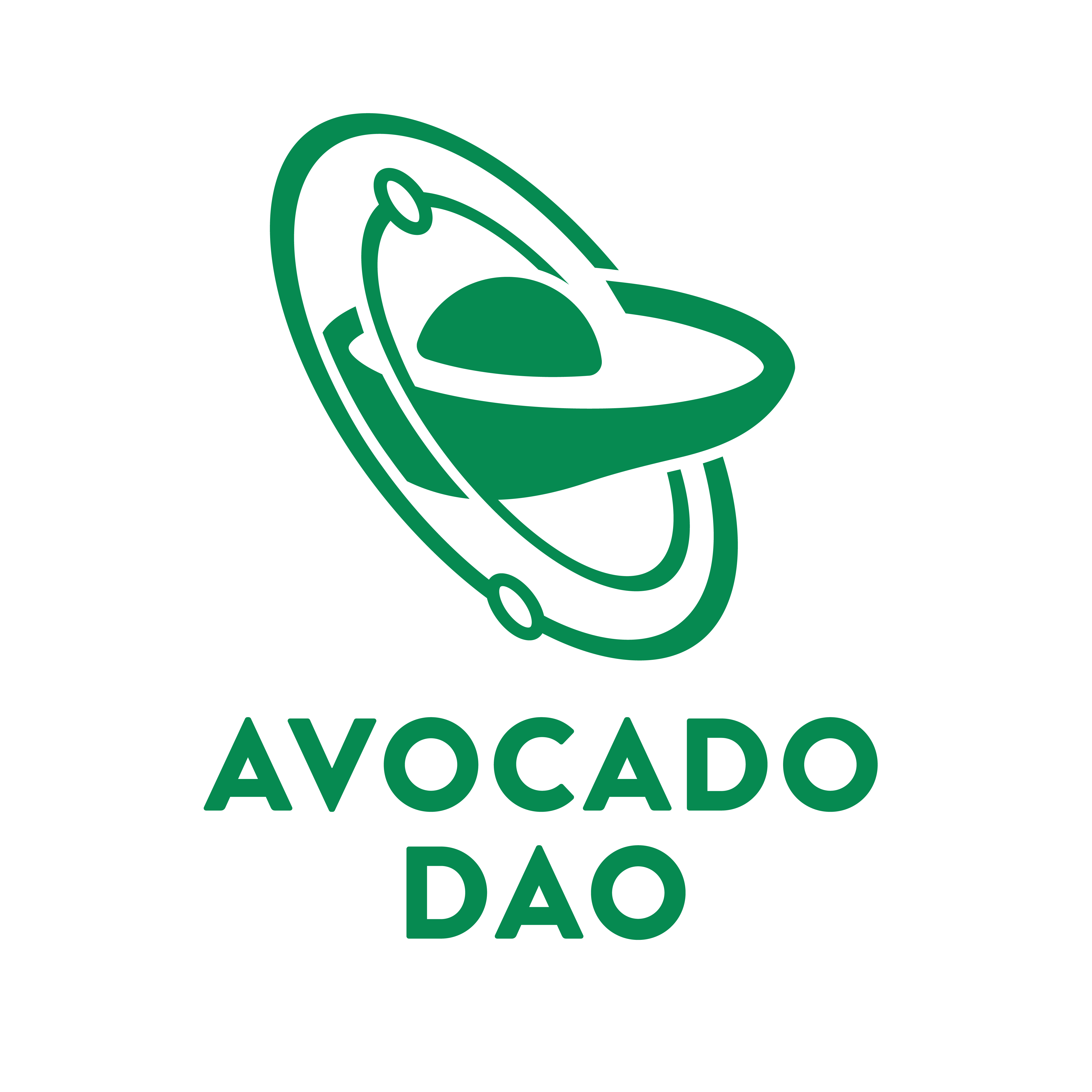 Avocado DAO logo white