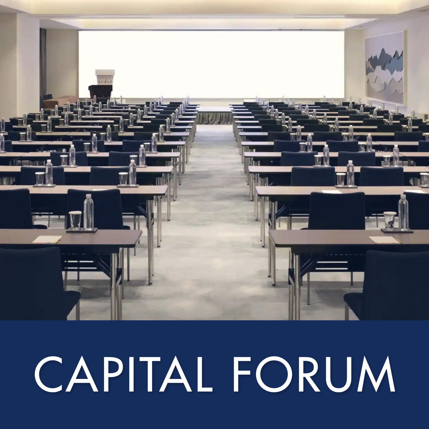 The Capital Forum: Canton at Institutional Scale
