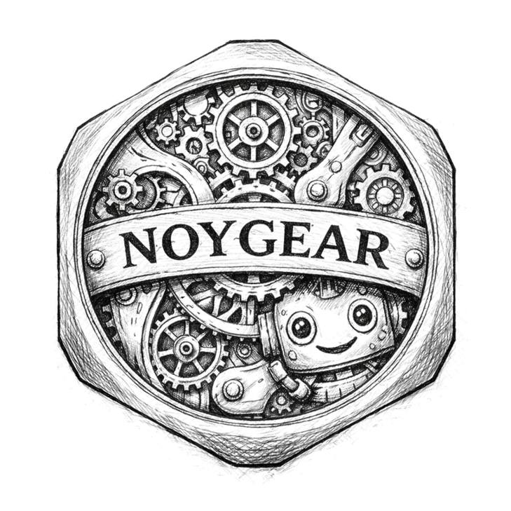 Noygear Studio logo white
