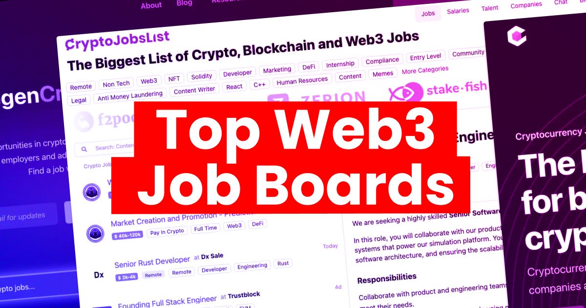 Best Web3 Job Boards to Kickstart Your Blockchain Career in 2025