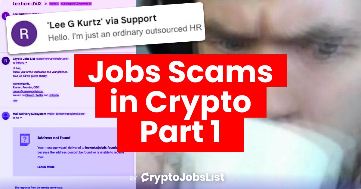 Crypto Job Scams 101: A dYdX Recruitment Scam Case Study