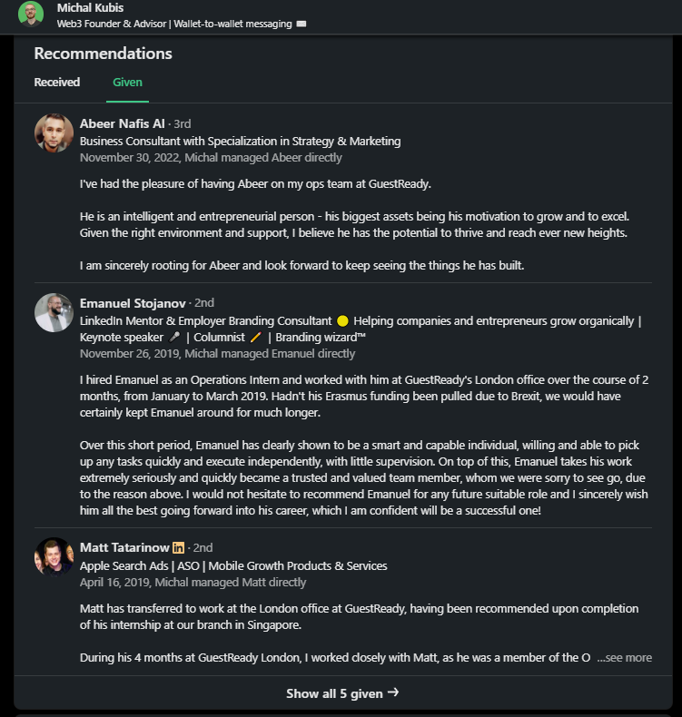 crypto linkedin profile recommendations.png
