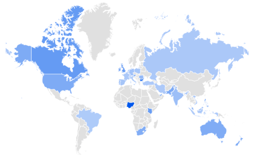 crypto web3 top locations countries