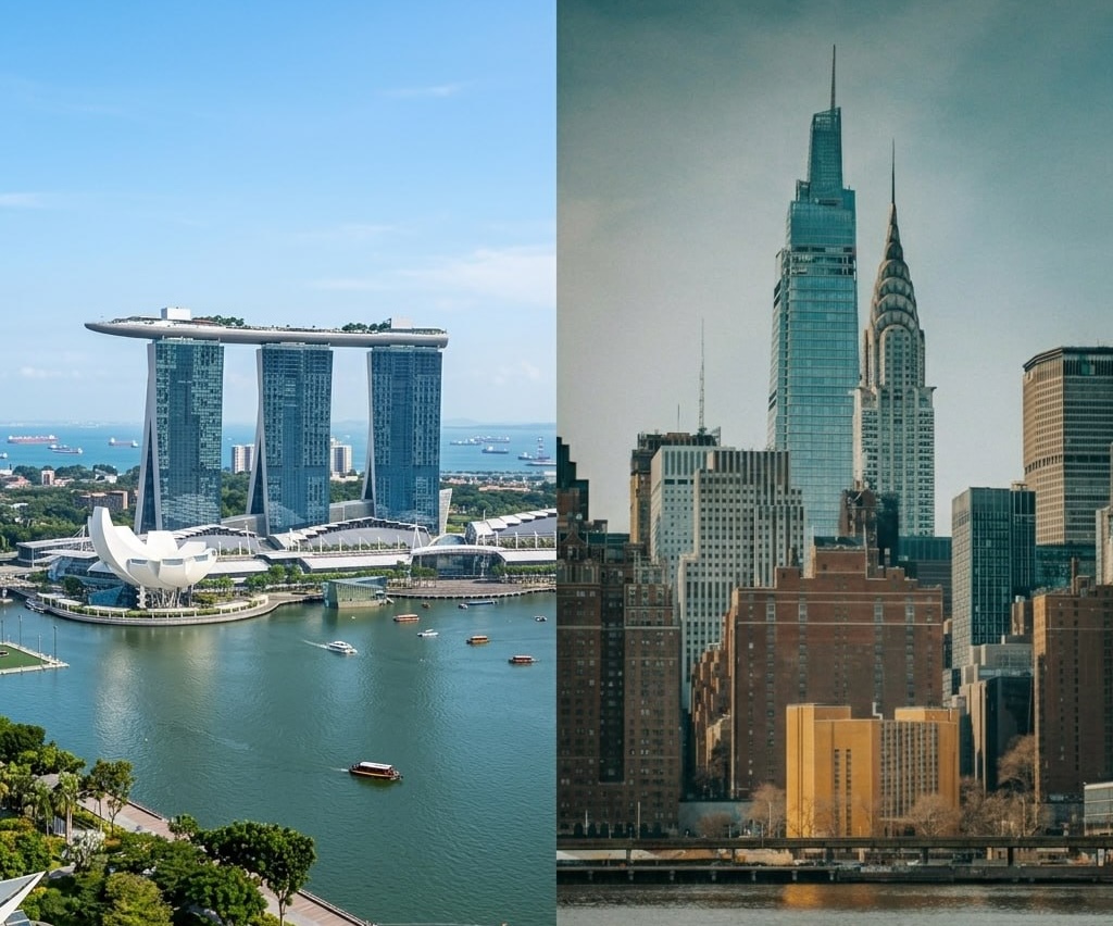 Singapore and NYC