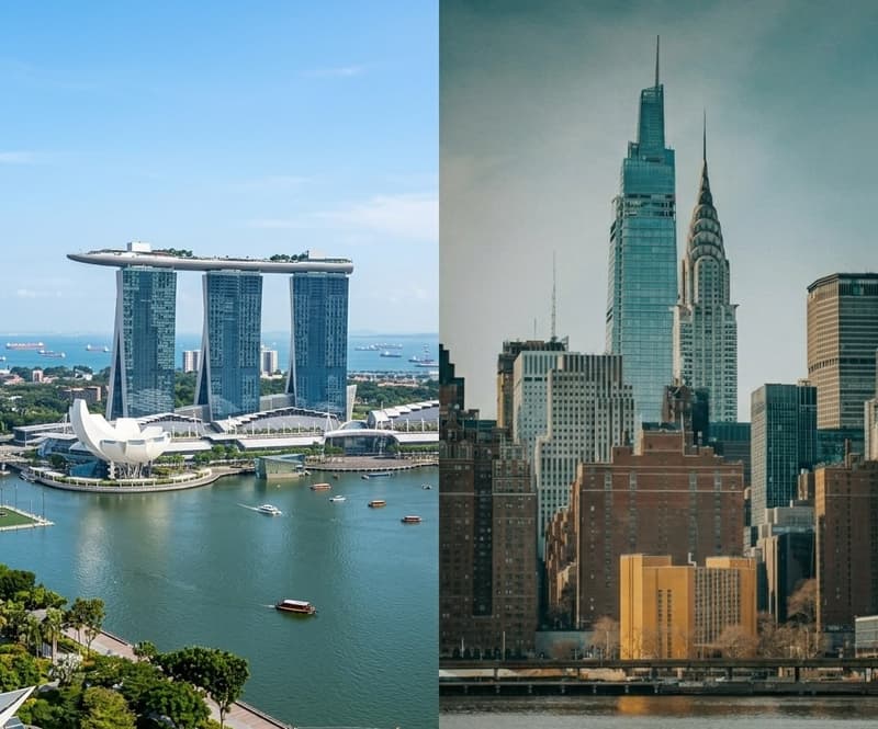 Singapore and NYC