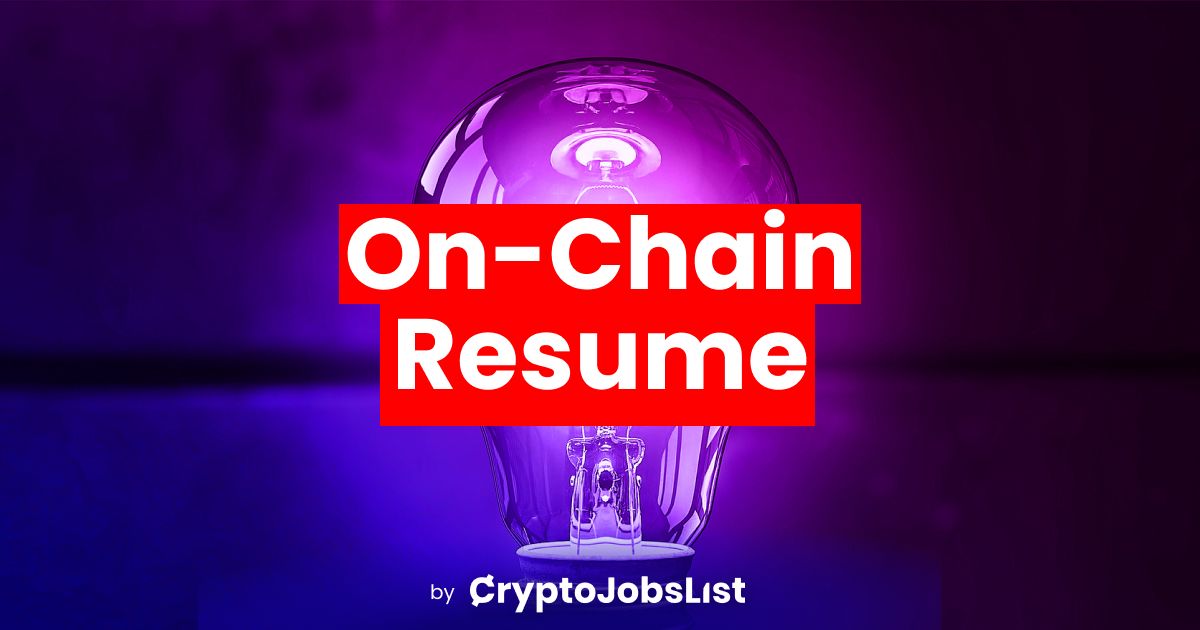 How to get started with an On-Chain Resume in 2025