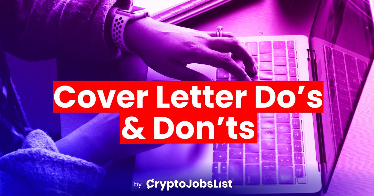 How to Write a Winning Web3 Cover Letter